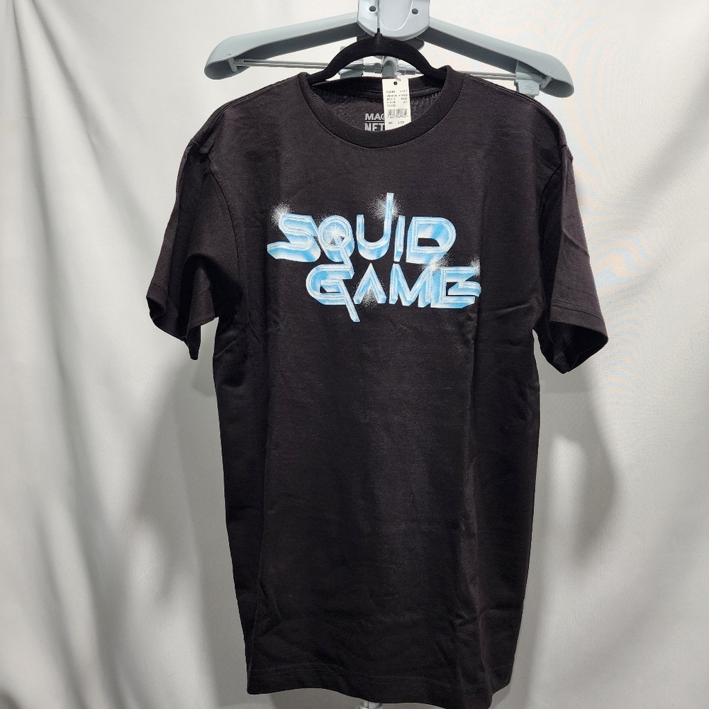 Pacsun Market -Netflix-Squid Games graphic T-Shirt Black NWT Size Medium Unisex